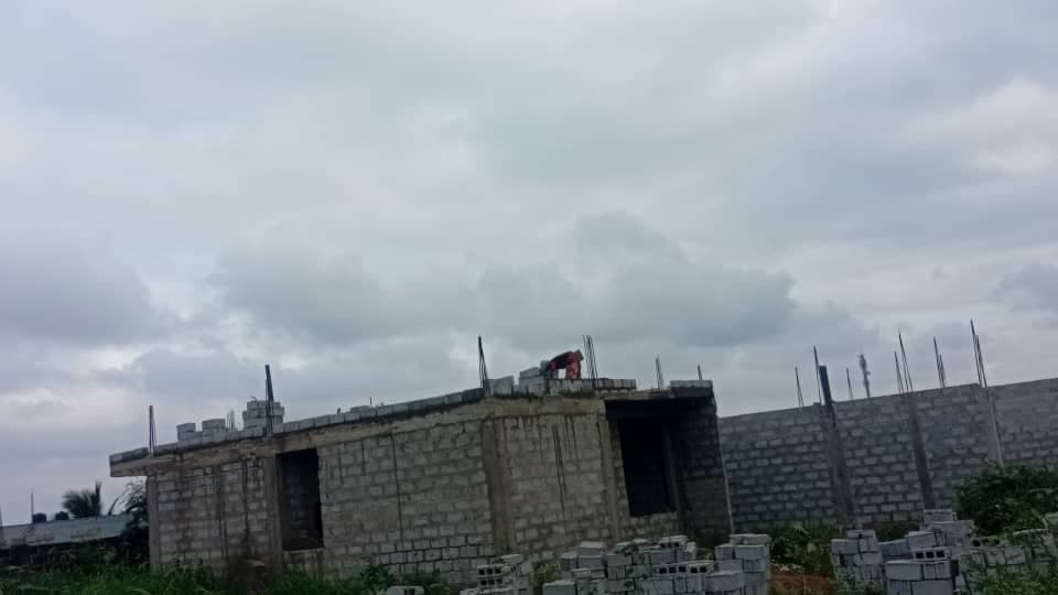First Floor Decking & Roof Level Column Reinforcement